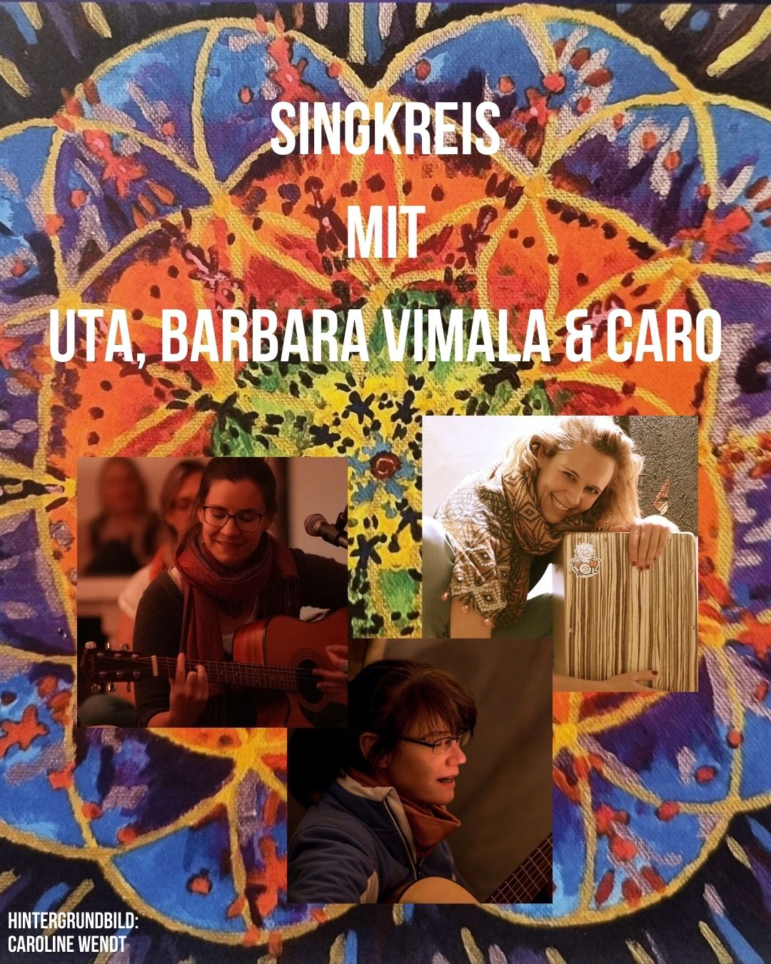 Singkreis mit Uta, Barbara Vimala & Caro